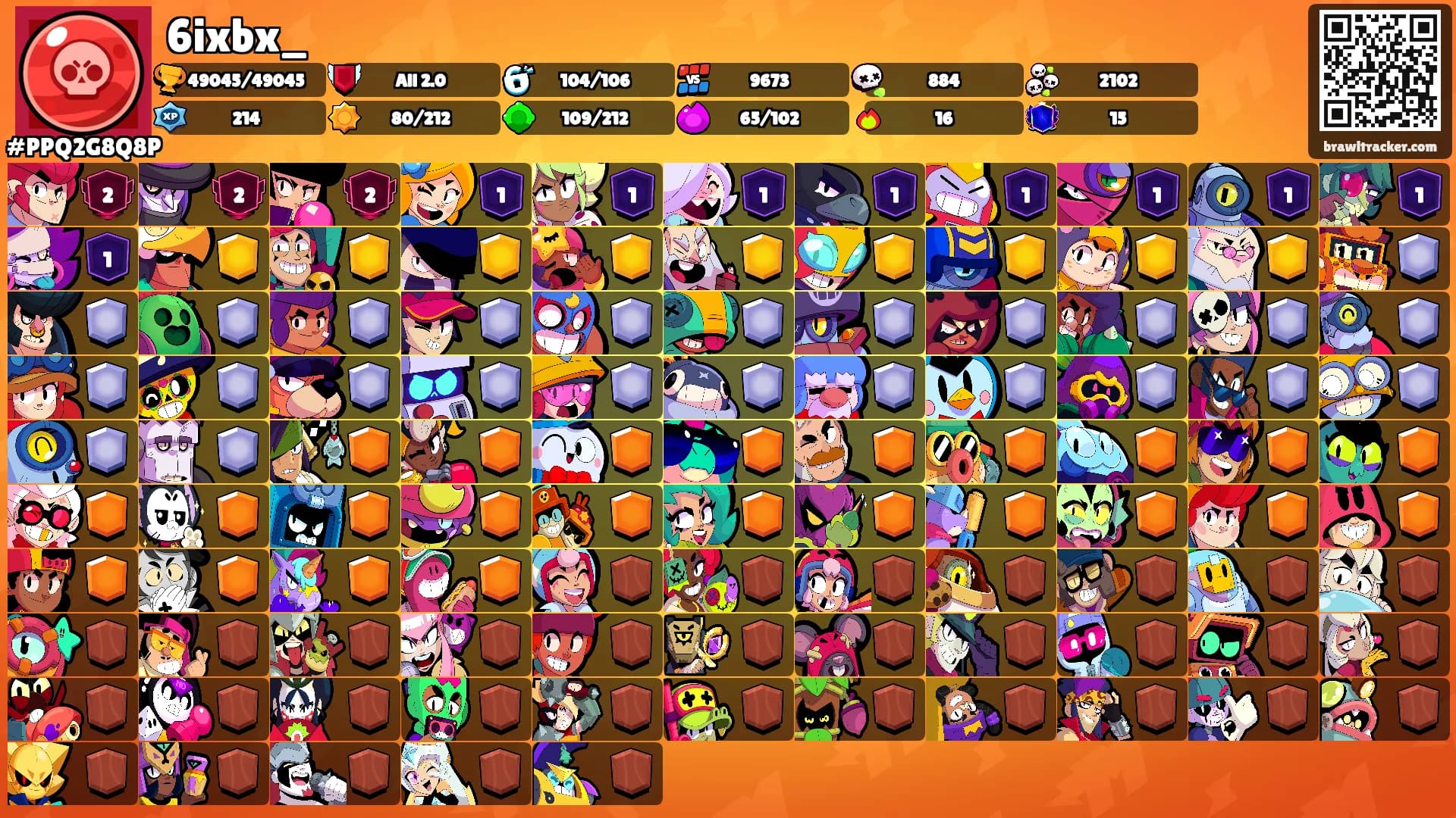 6ixbx_'s Ranks