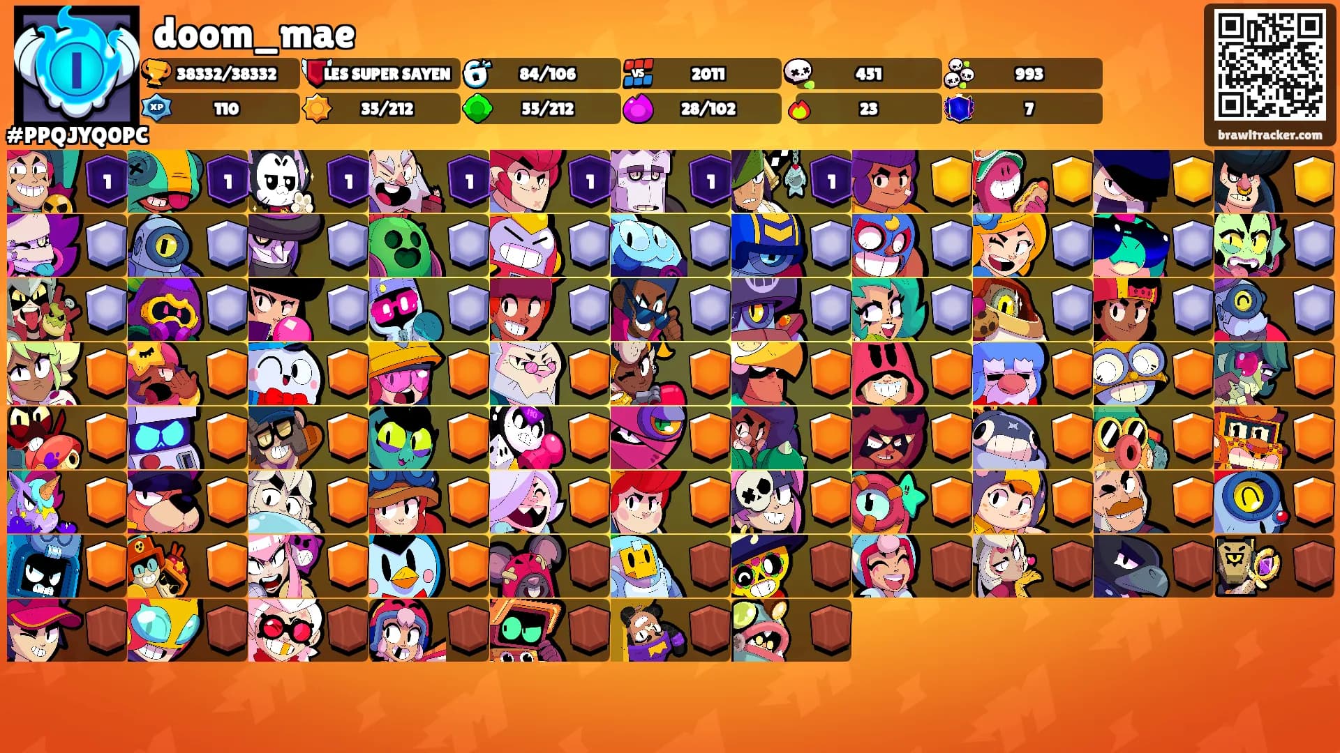 doom_mae's Ranks