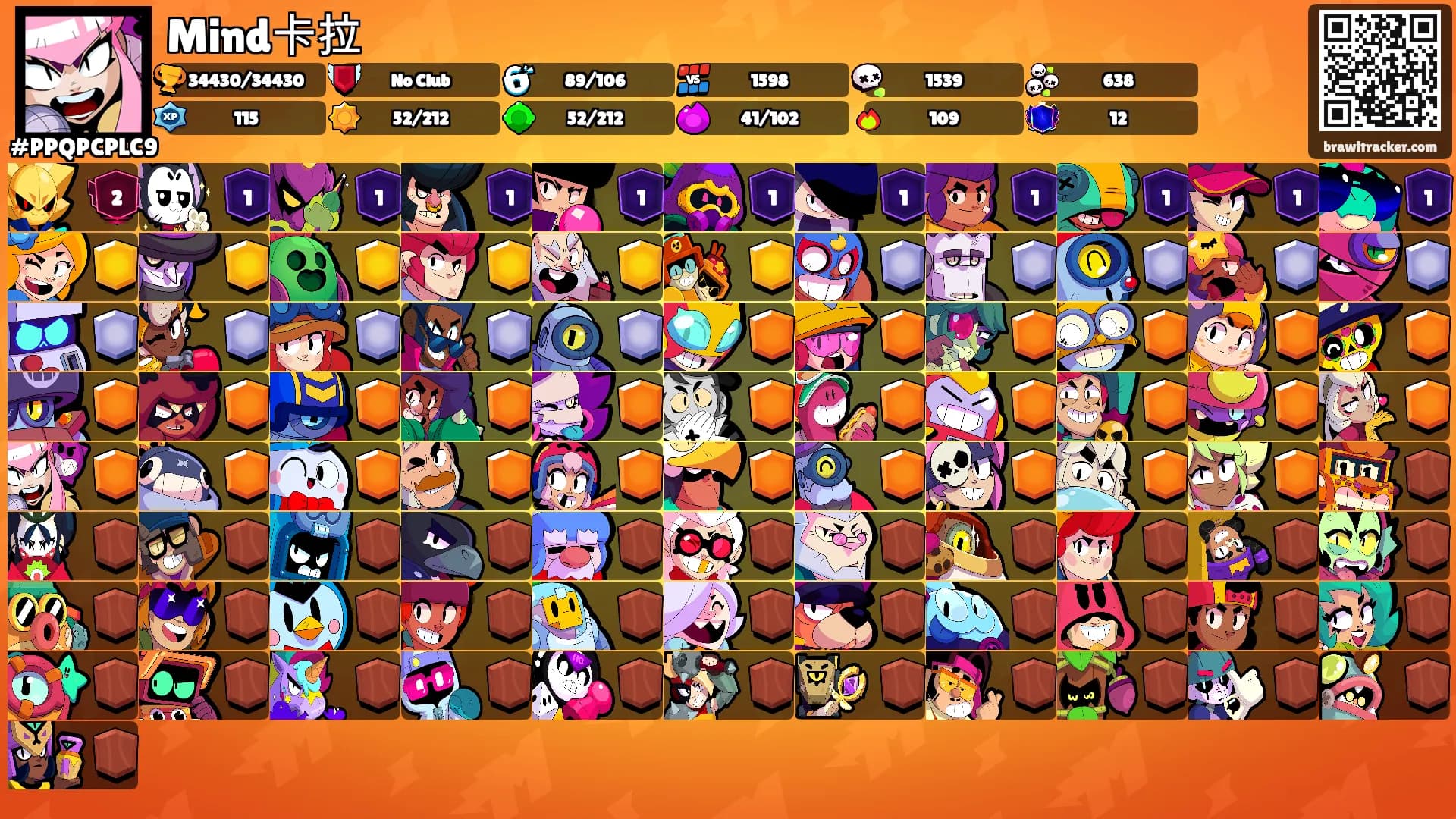Mind卡拉's Ranks
