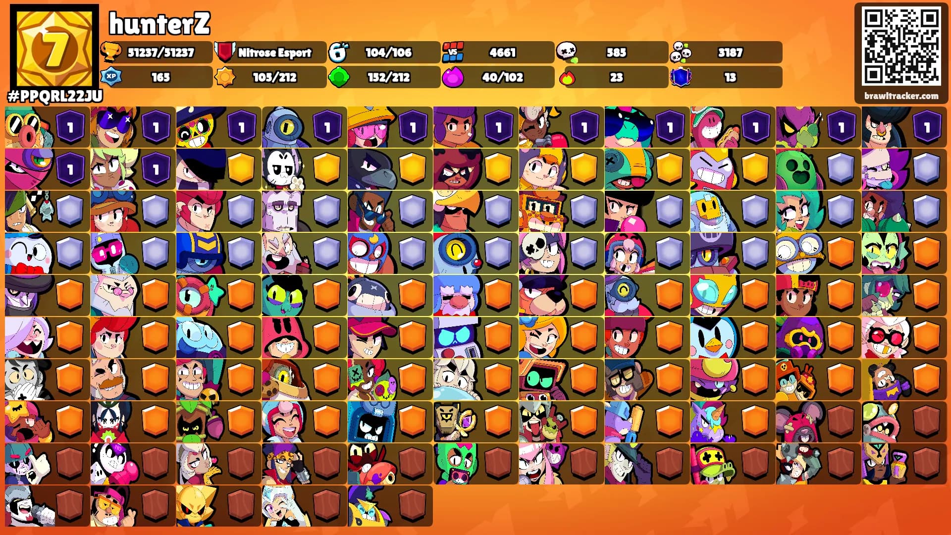 hunterZ's Ranks