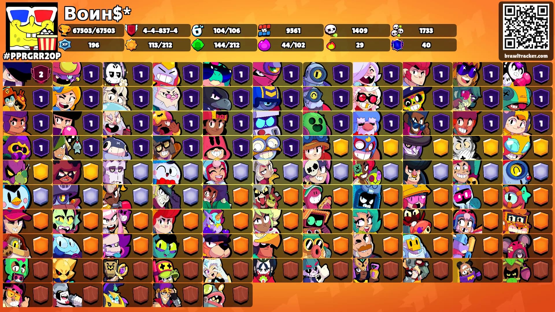 Воин$*'s Ranks