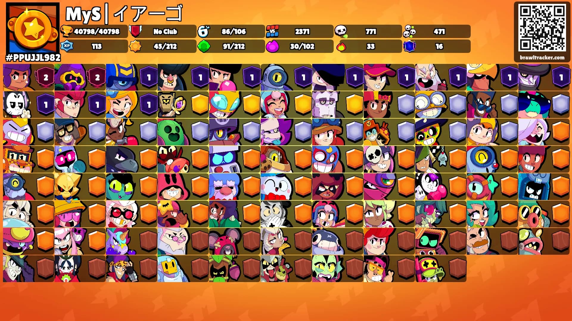 MyS|イアーゴ's Ranks