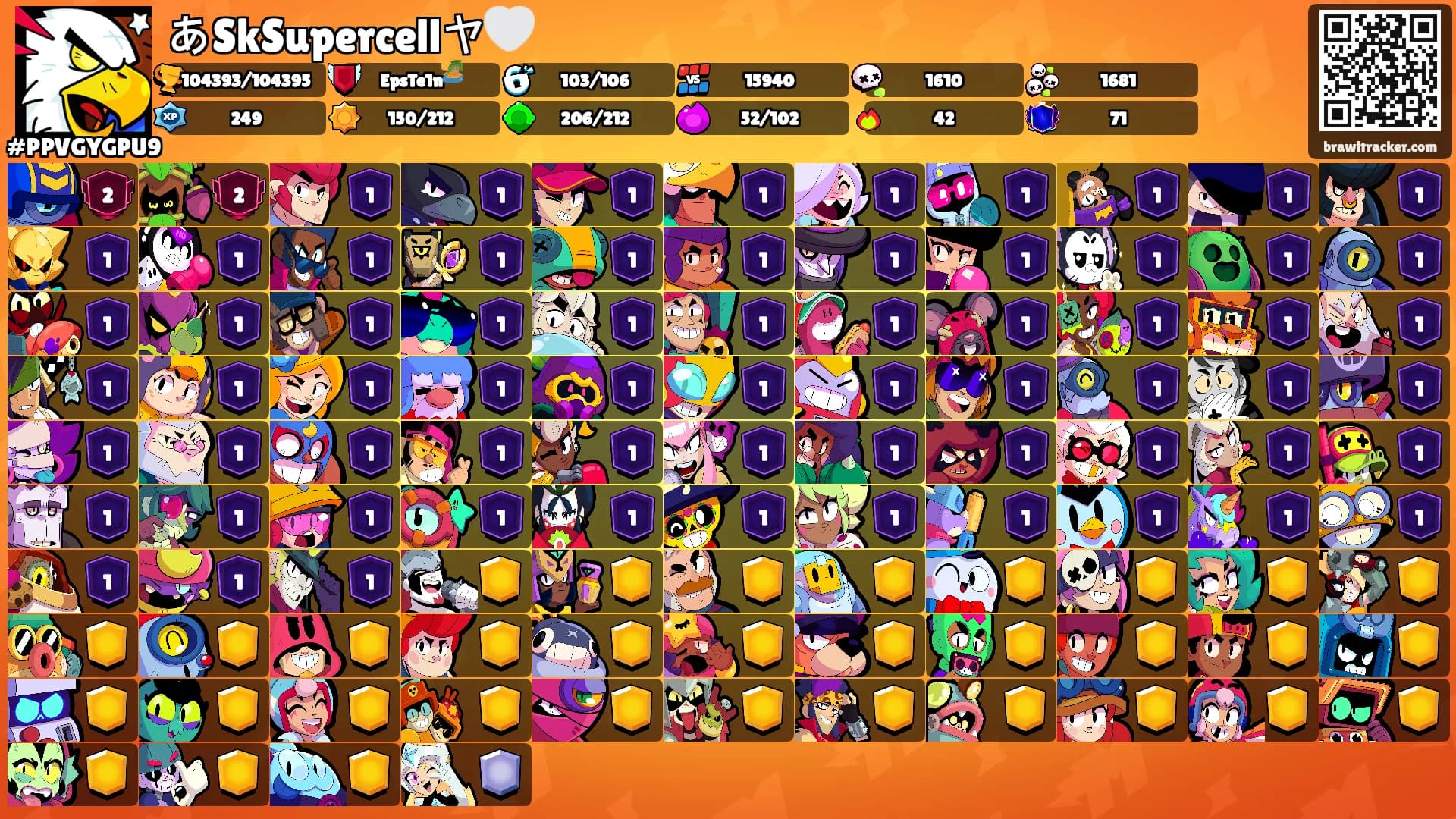 あSkSupercellヤ🤍's Ranks