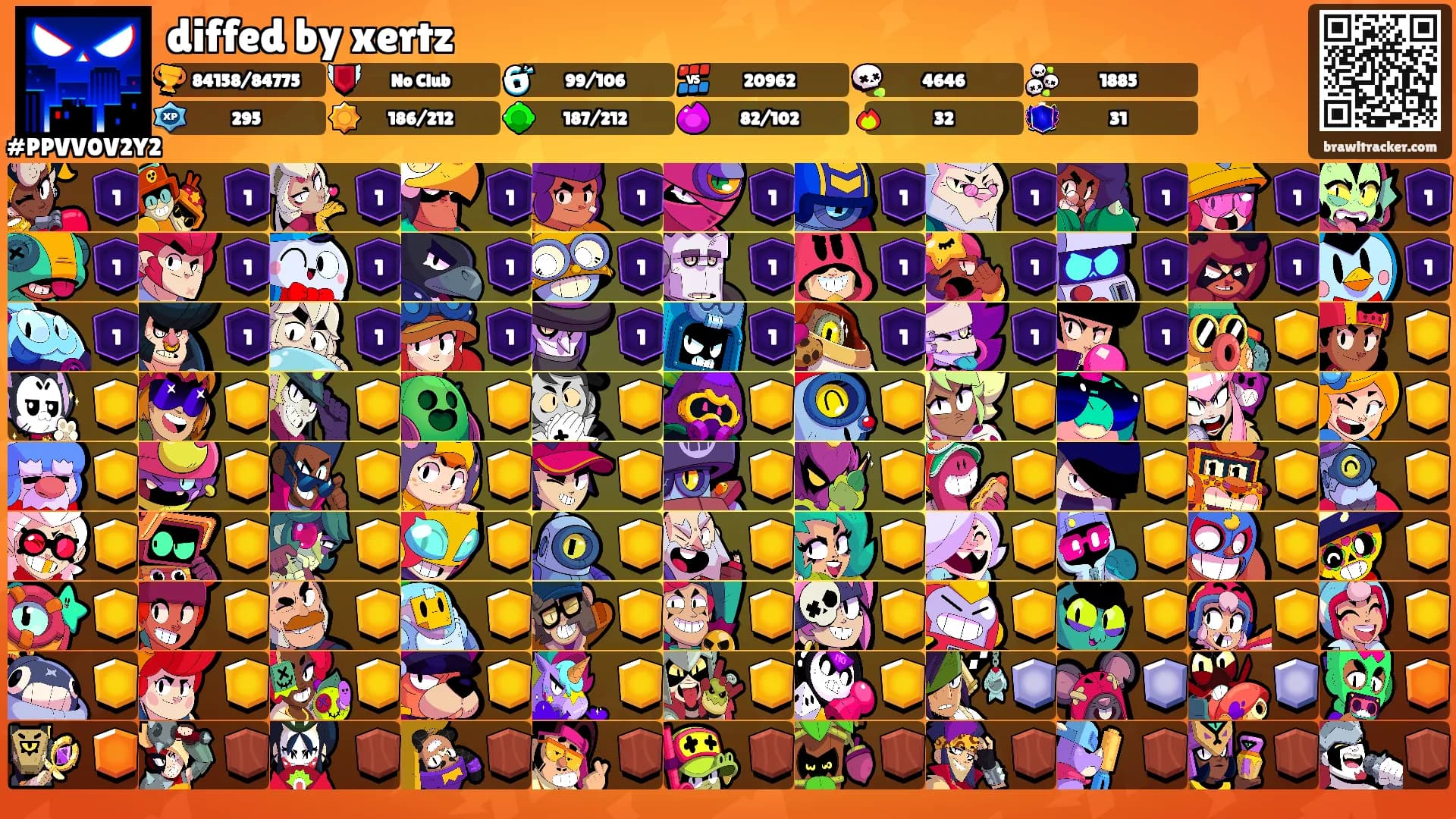diffed by xertz's Ranks