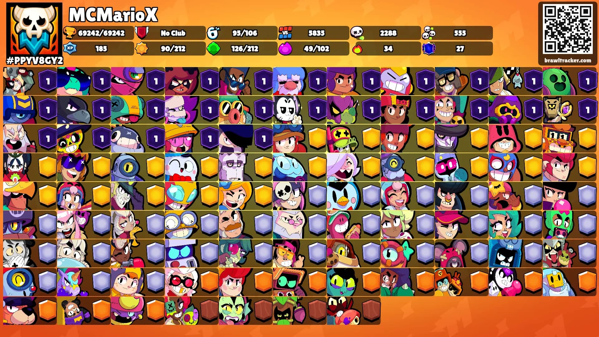 MCMarioX's Ranks