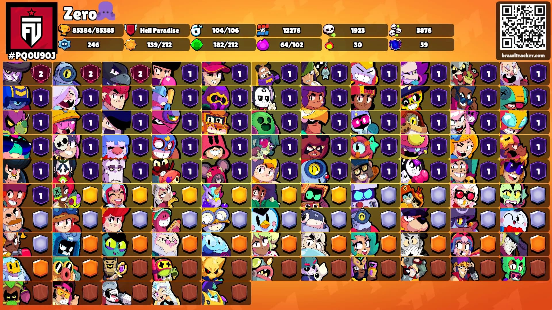 Zero🐙's Ranks