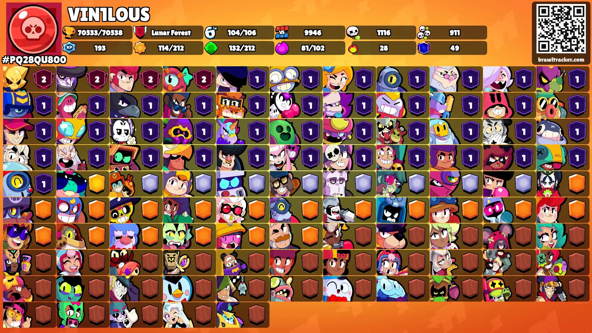 VIN1LOUS's Ranks
