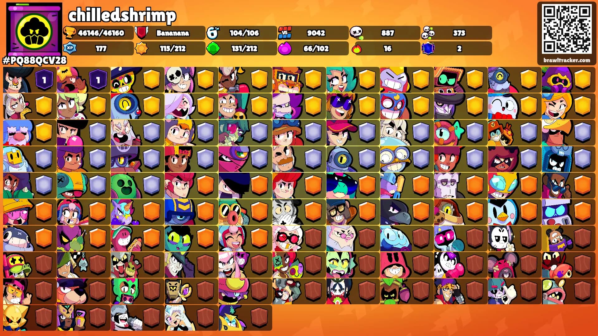 chilledshrimp's Ranks