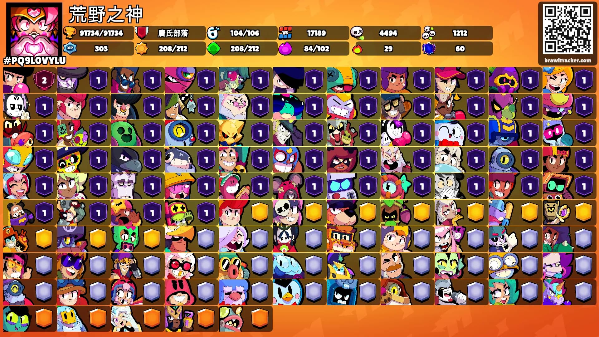 荒野之神's Ranks