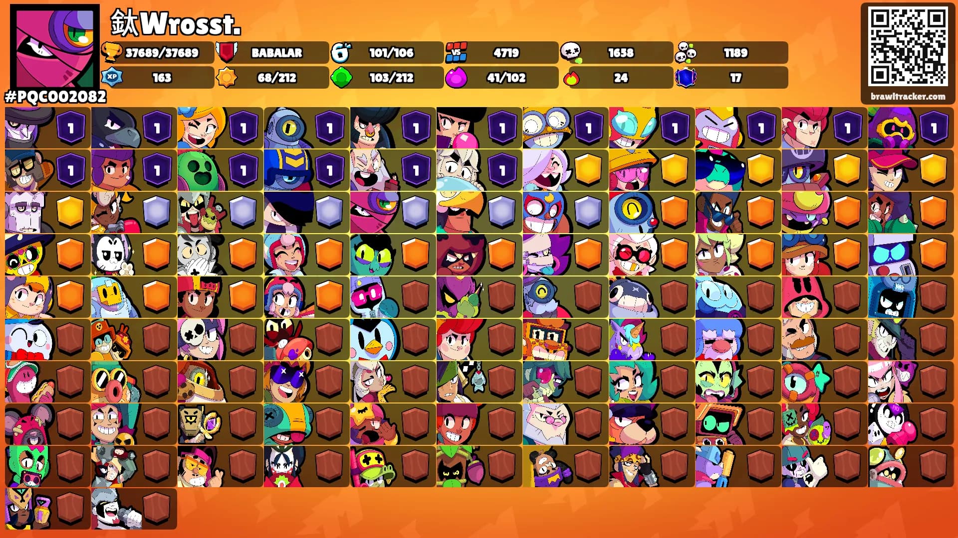 鈦Wrosst.'s Ranks
