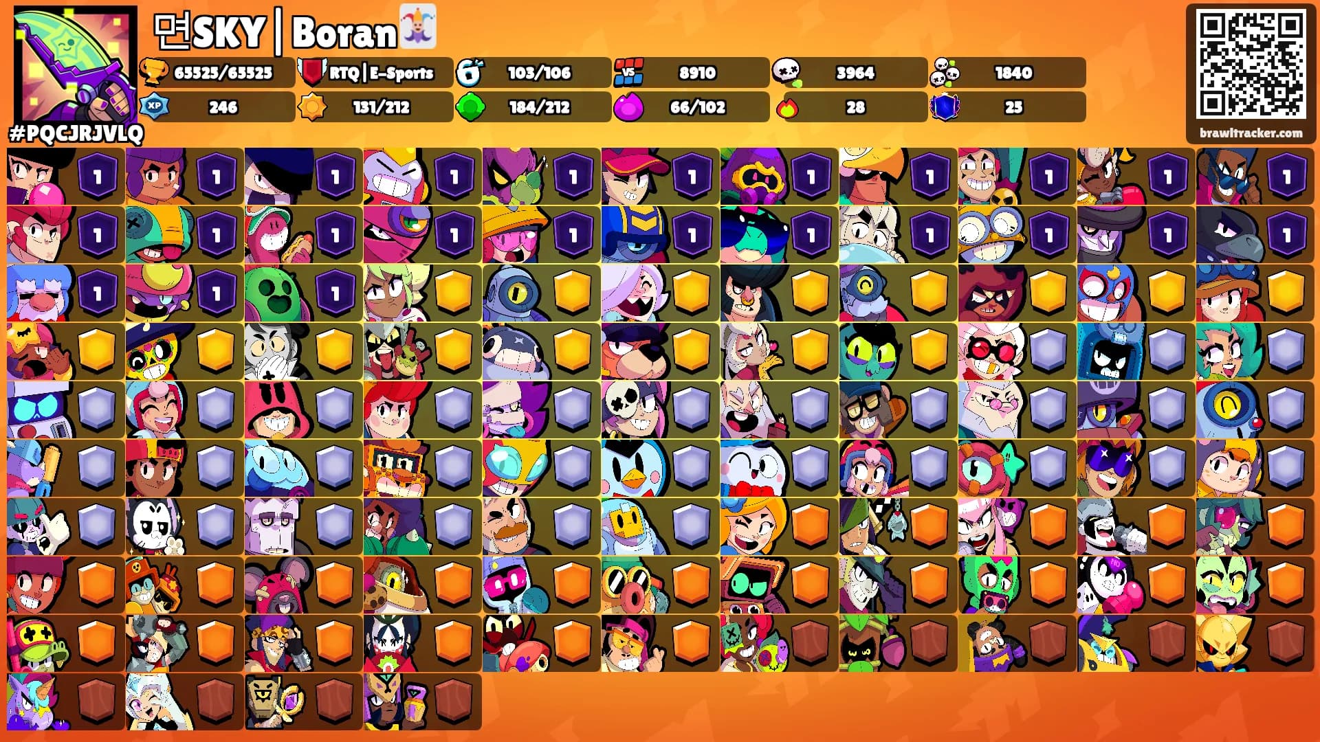 면SKY|Boran🃏's Ranks