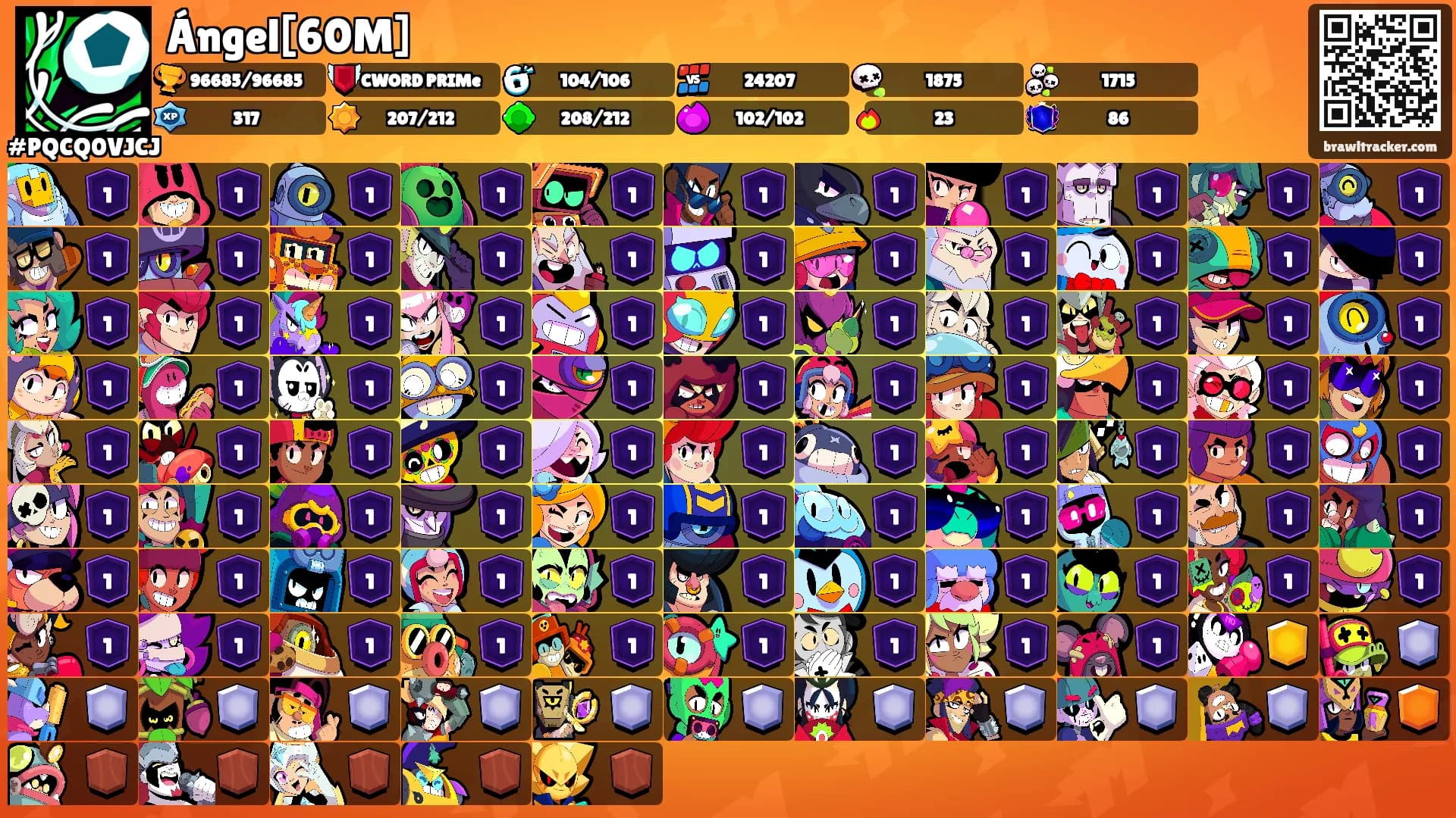 Ángel[60M]'s Ranks