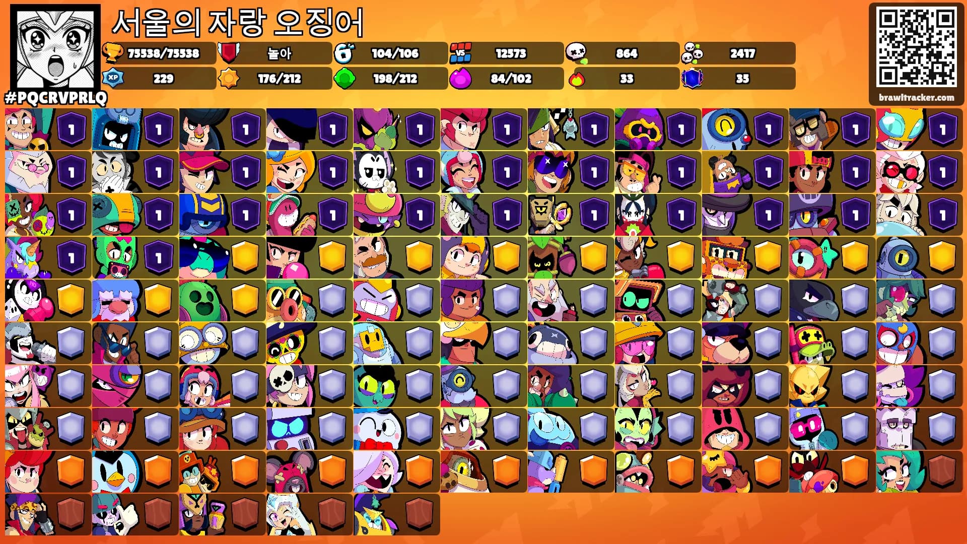 서울의 자랑 오징어's Ranks