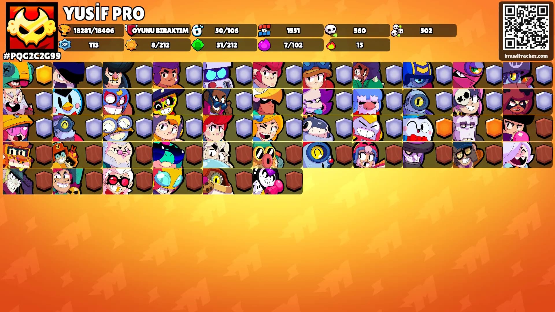 YUSİF PRO's Ranks