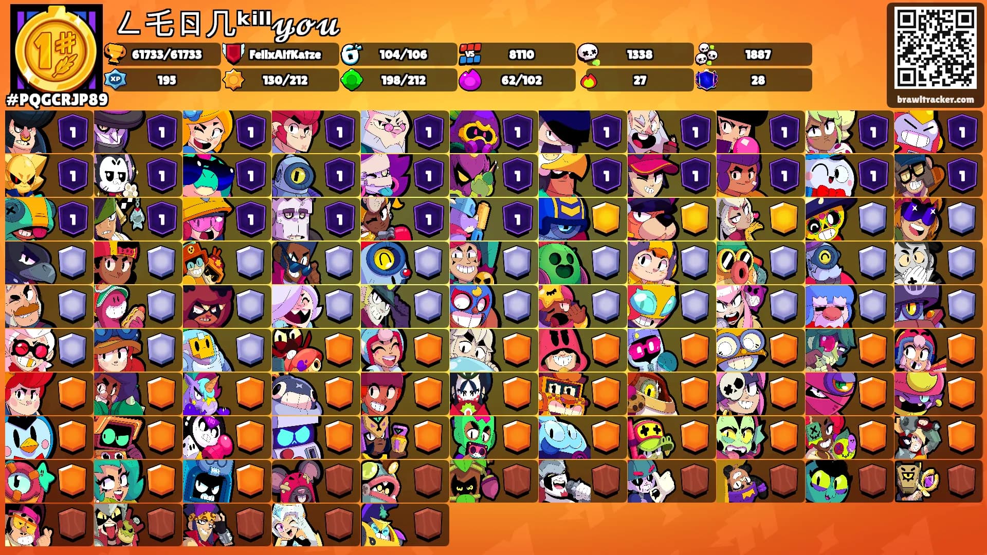 ㄥ乇ㄖ几ᵏⁱˡˡ𝔂𝓸𝓾's Ranks