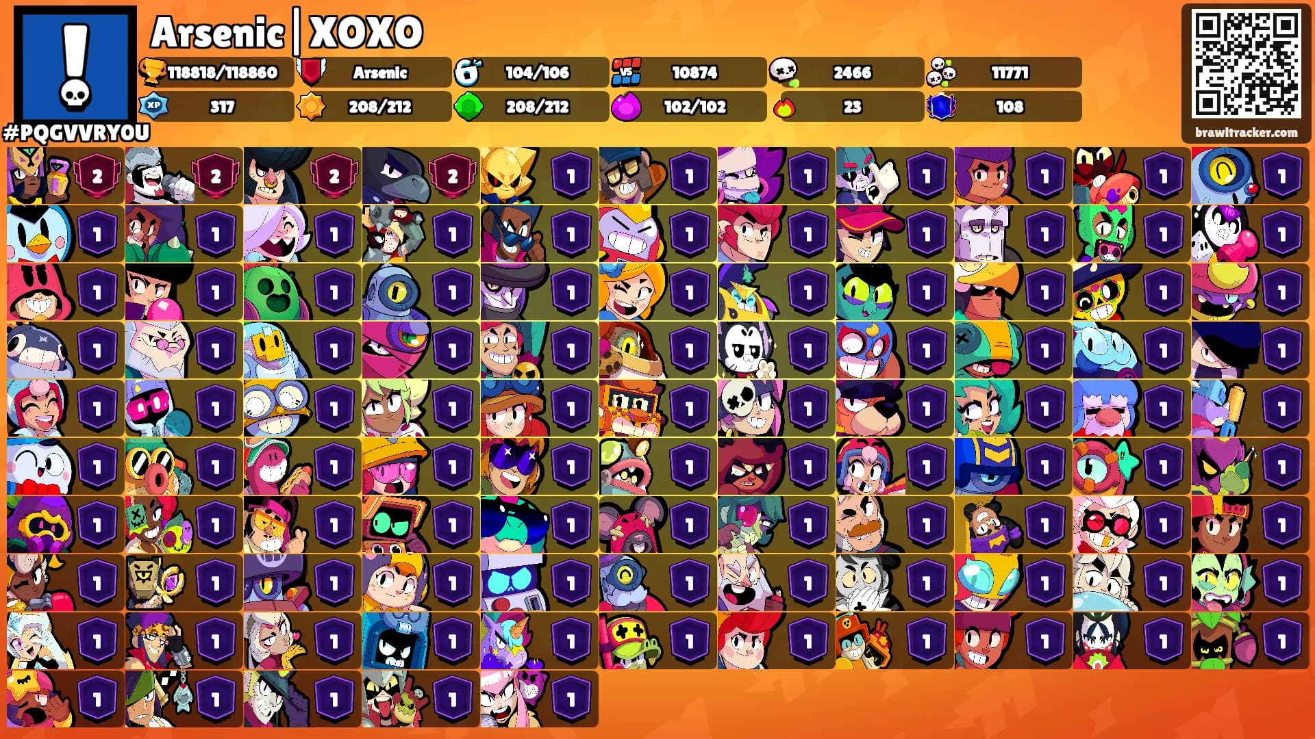 Arsenic|XOXO's Ranks