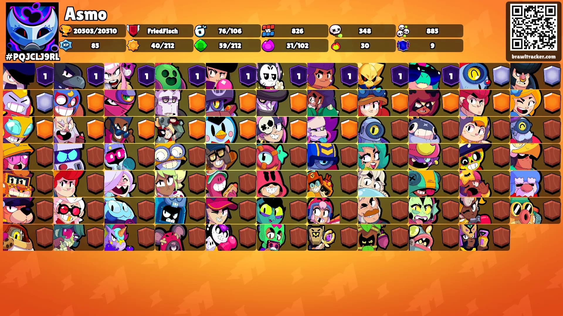 Asmo's Ranks