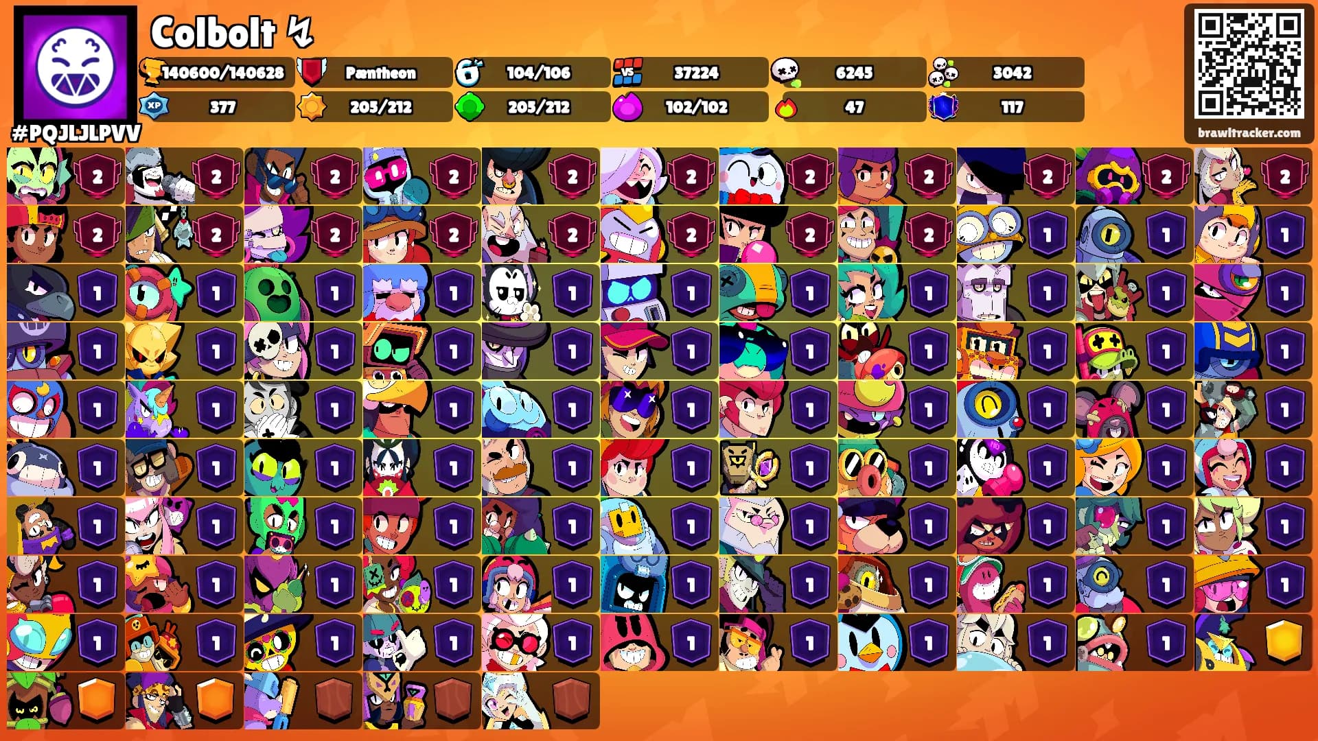 Colbolt ↯'s Ranks
