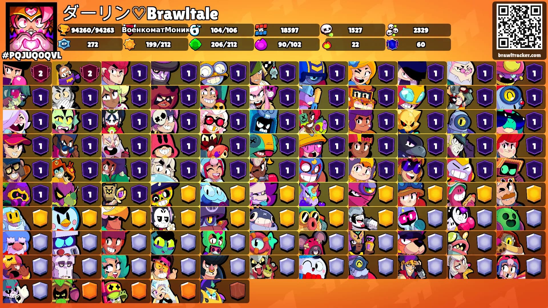 ダーリン♡Brawltale's Ranks