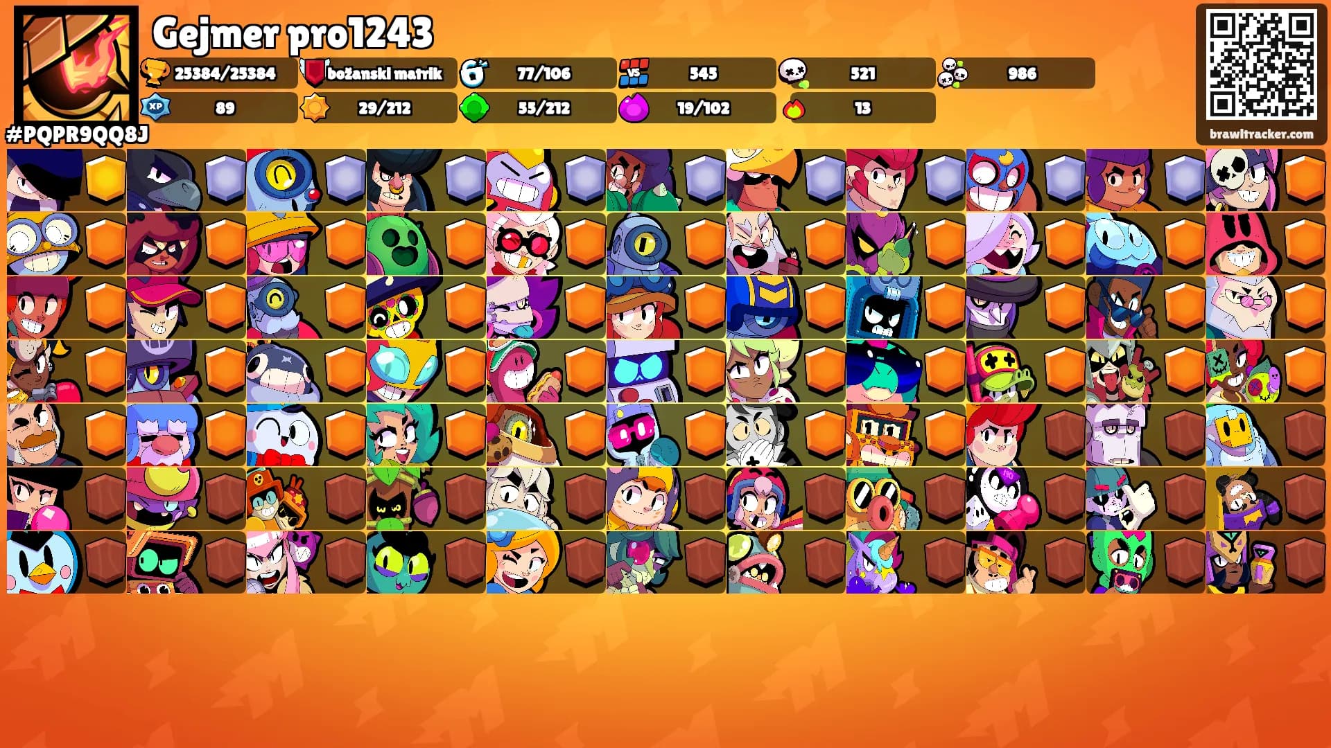 Gejmer pro1243's Ranks