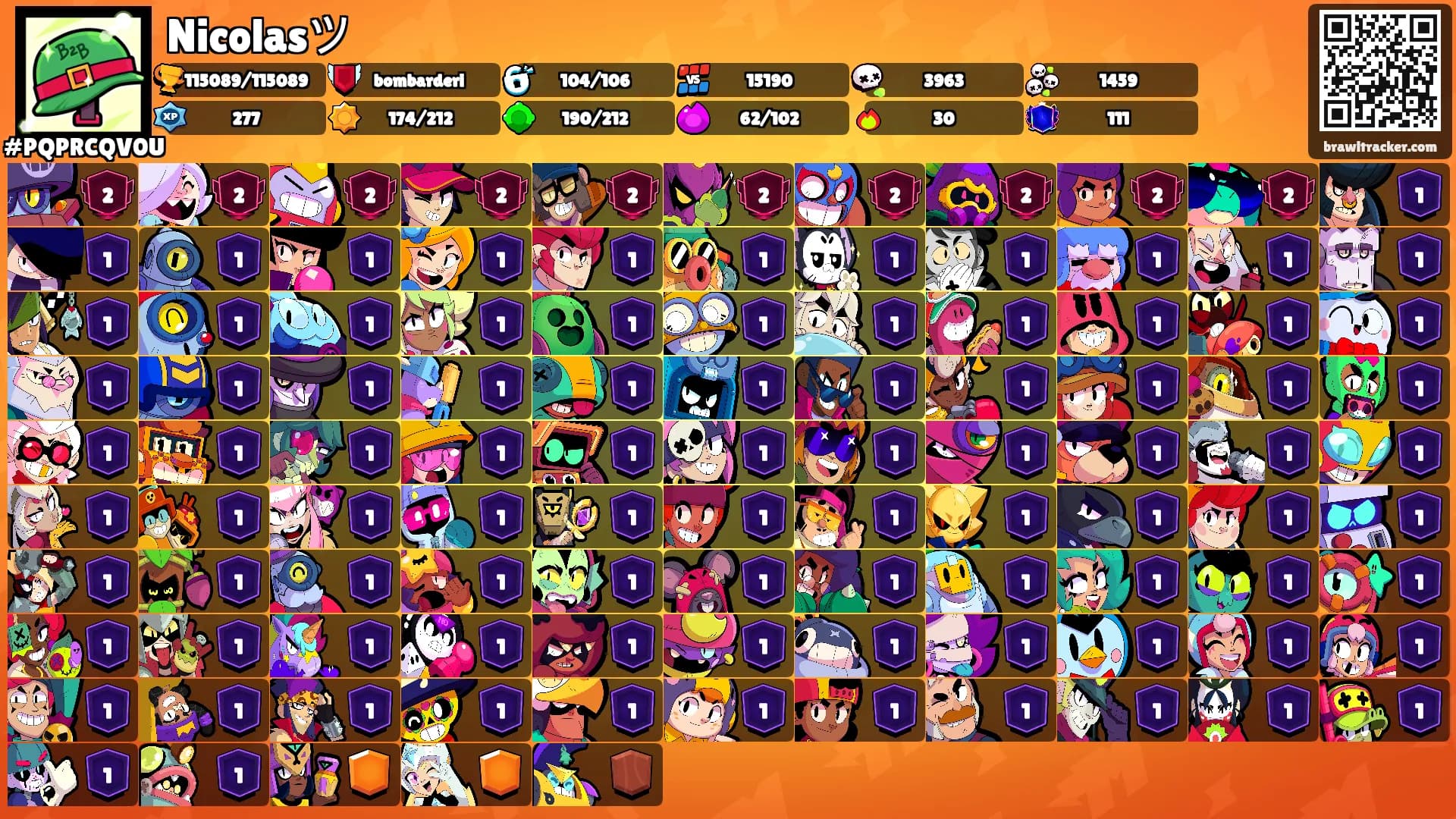 Nicolasツ's Ranks
