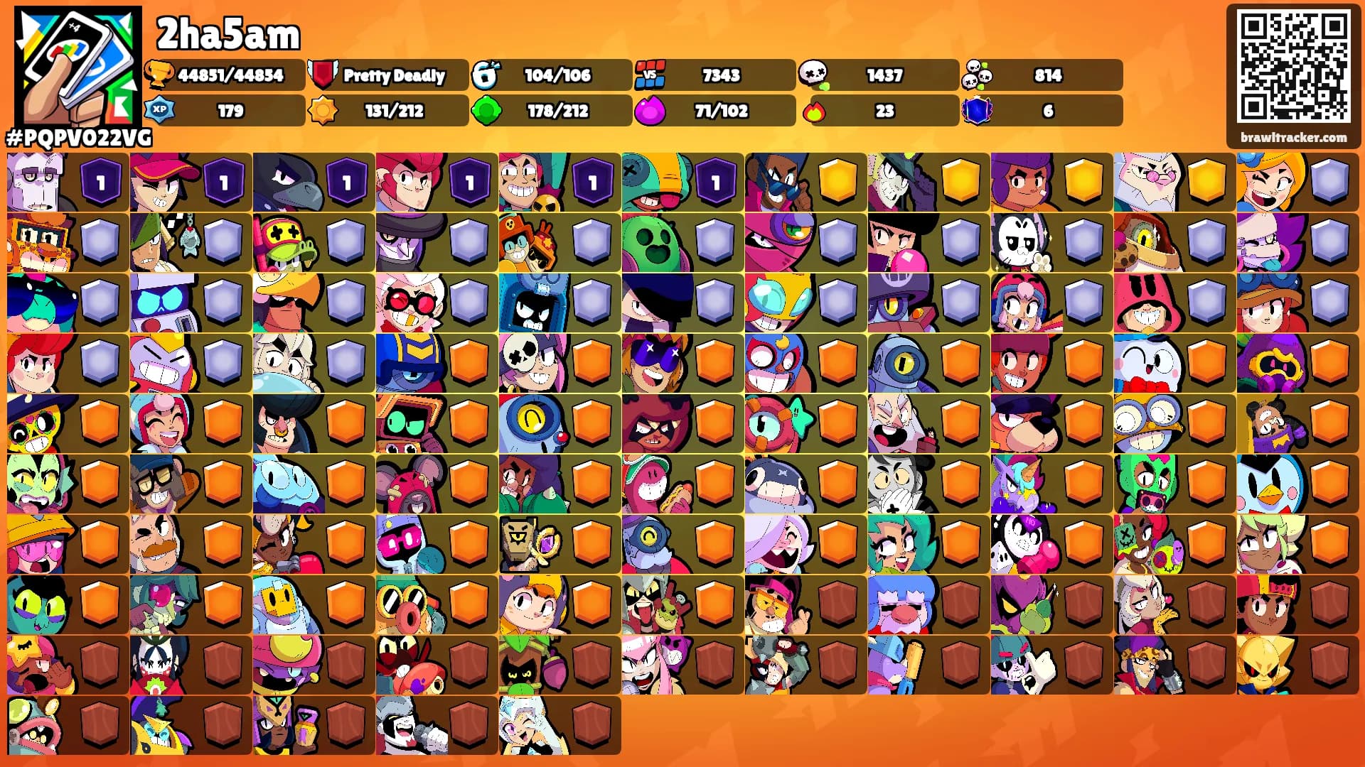 2ha5am's Ranks