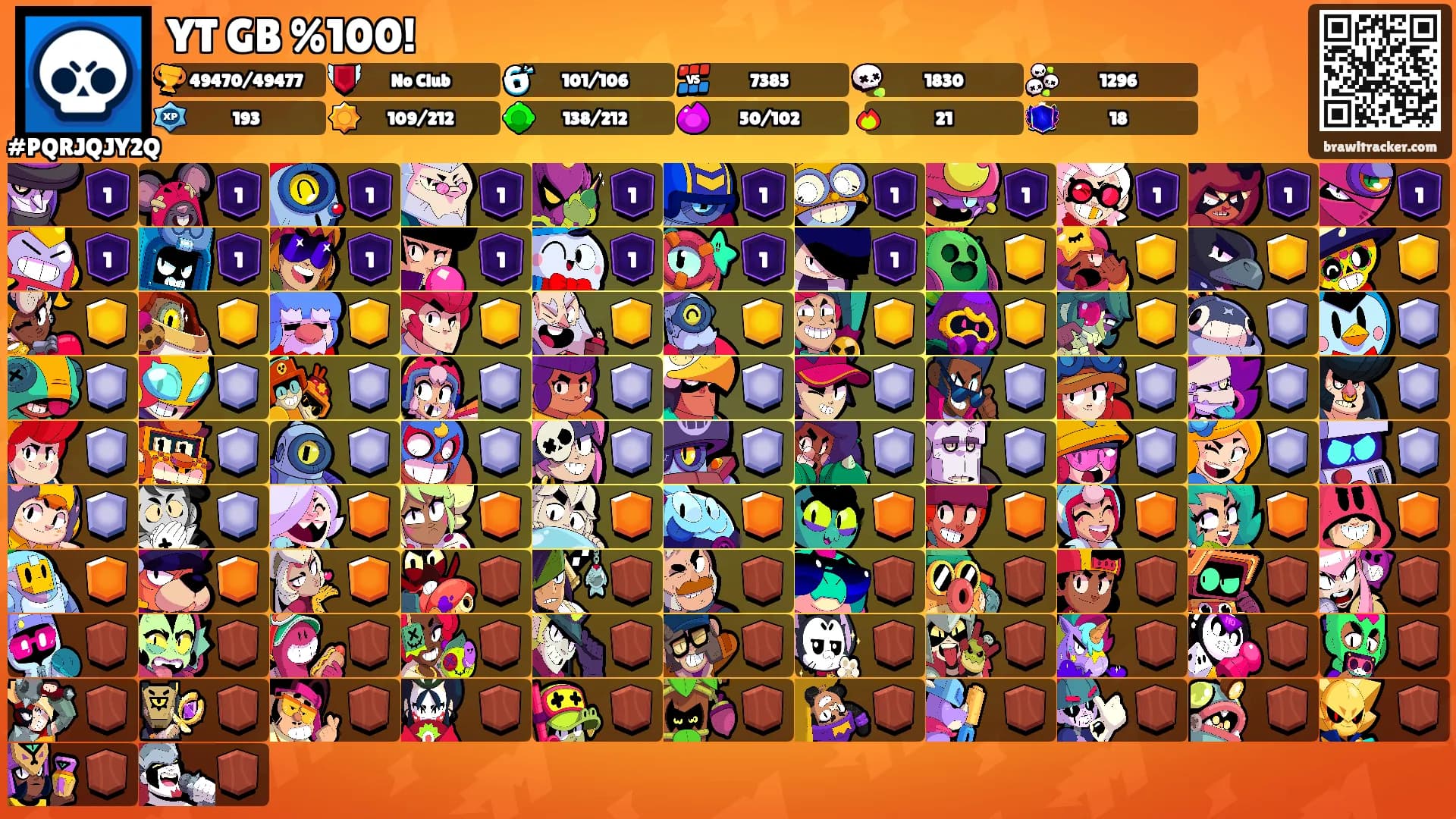 YT GB %100!'s Ranks