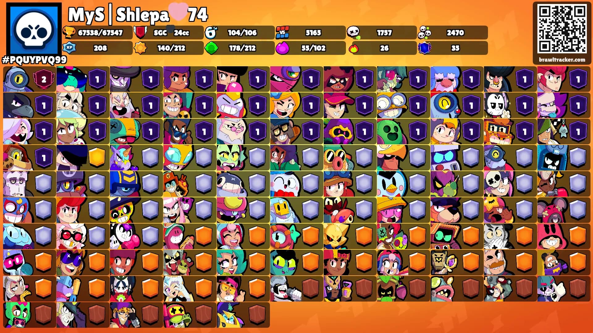 MyS|Shlepa🩷74's Ranks