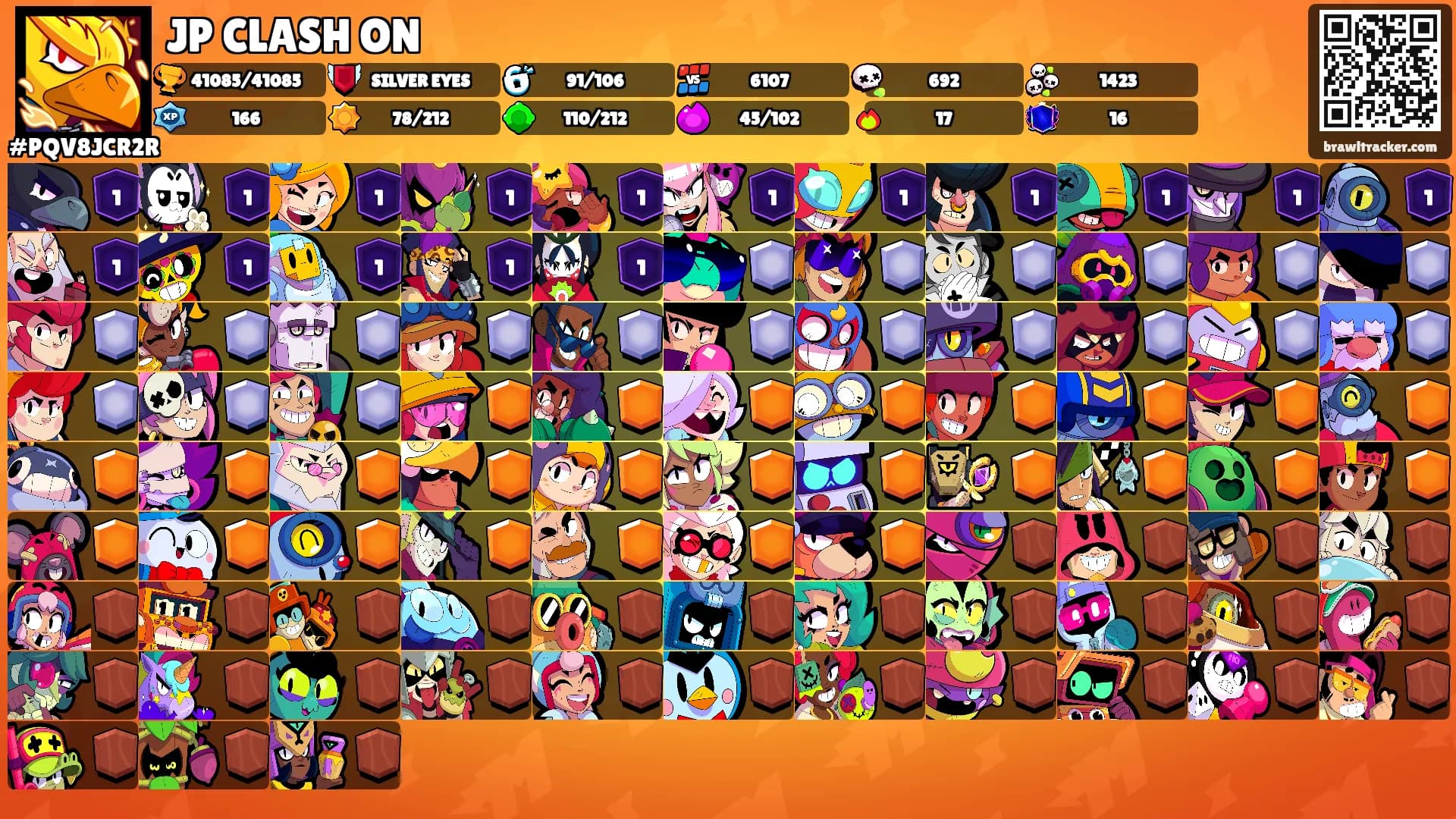 JP CLASH ON's Ranks