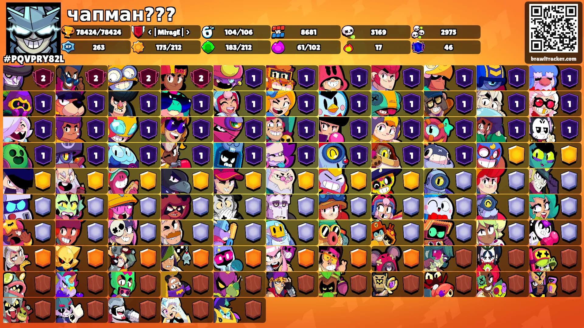 чапман???'s Ranks