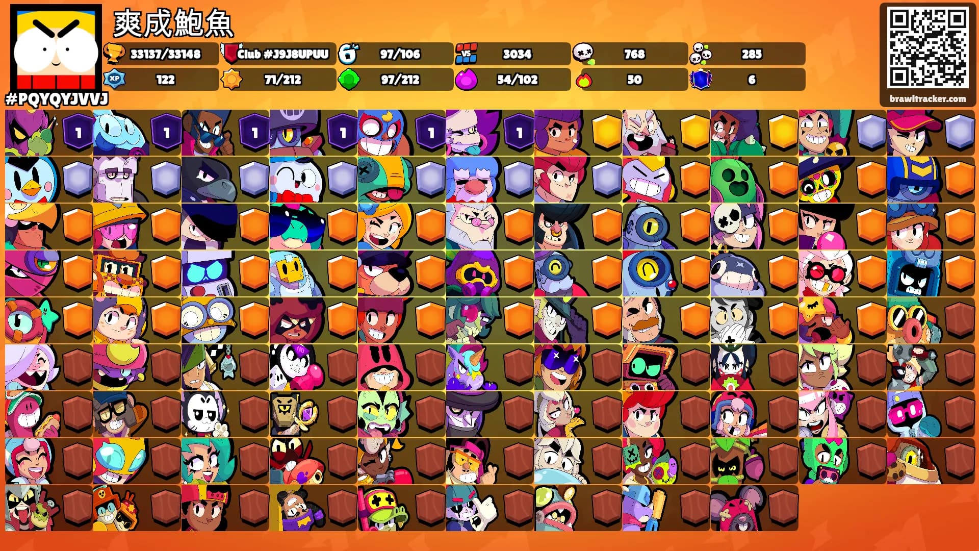 爽成鮑魚's Ranks