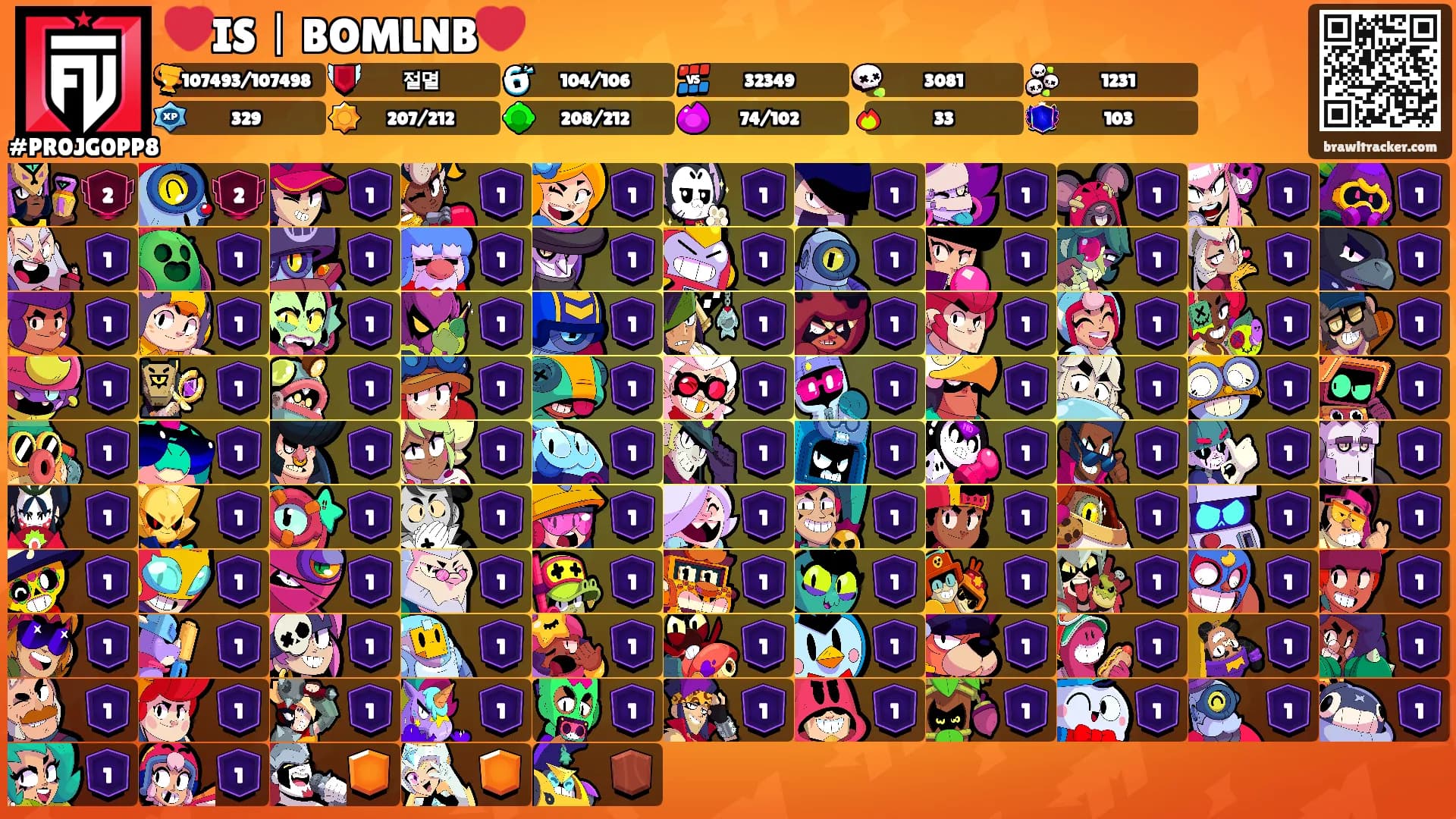 ❤️ISㅣBOMLNB❤️'s Ranks