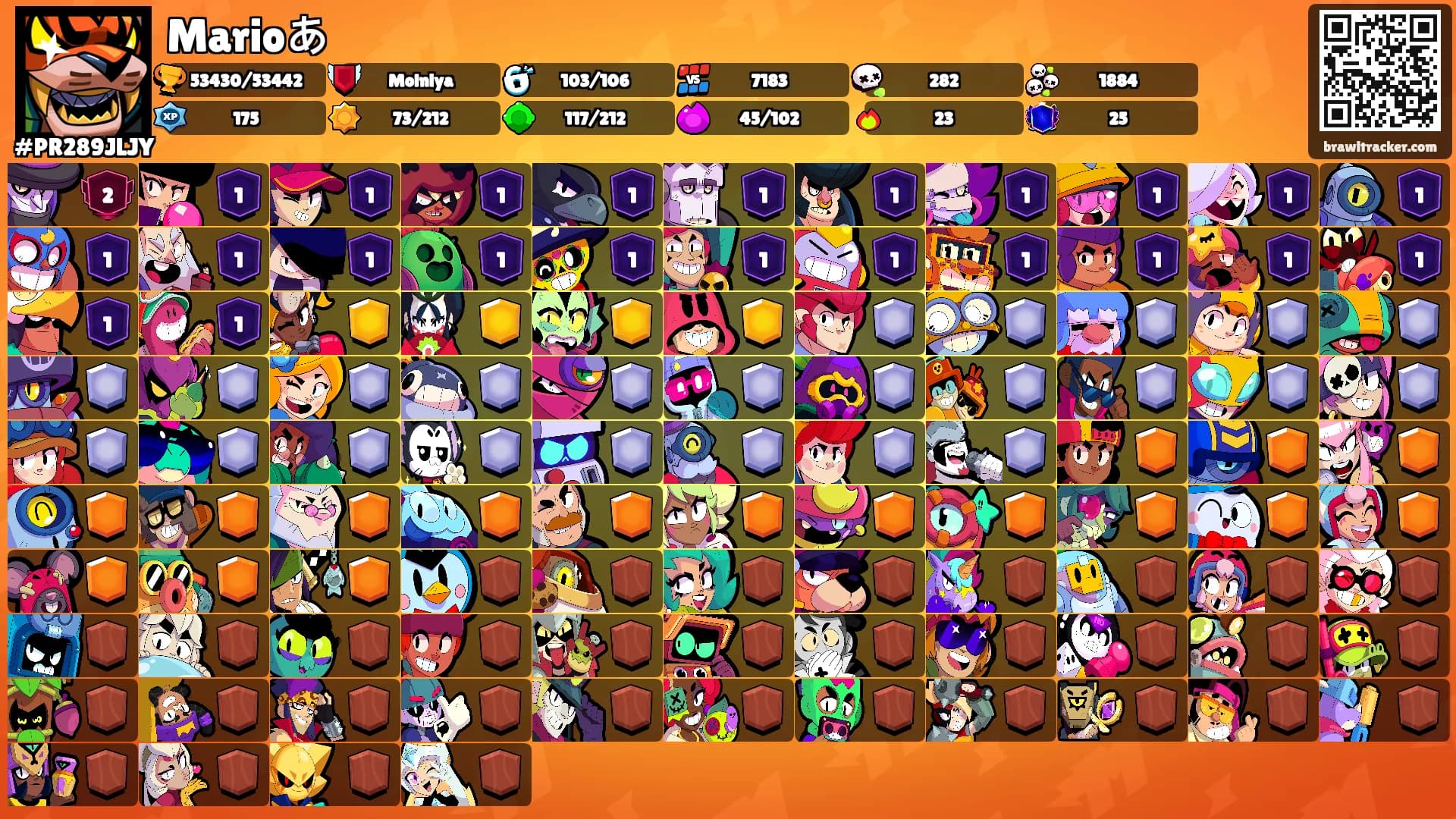 Marioあ's Ranks