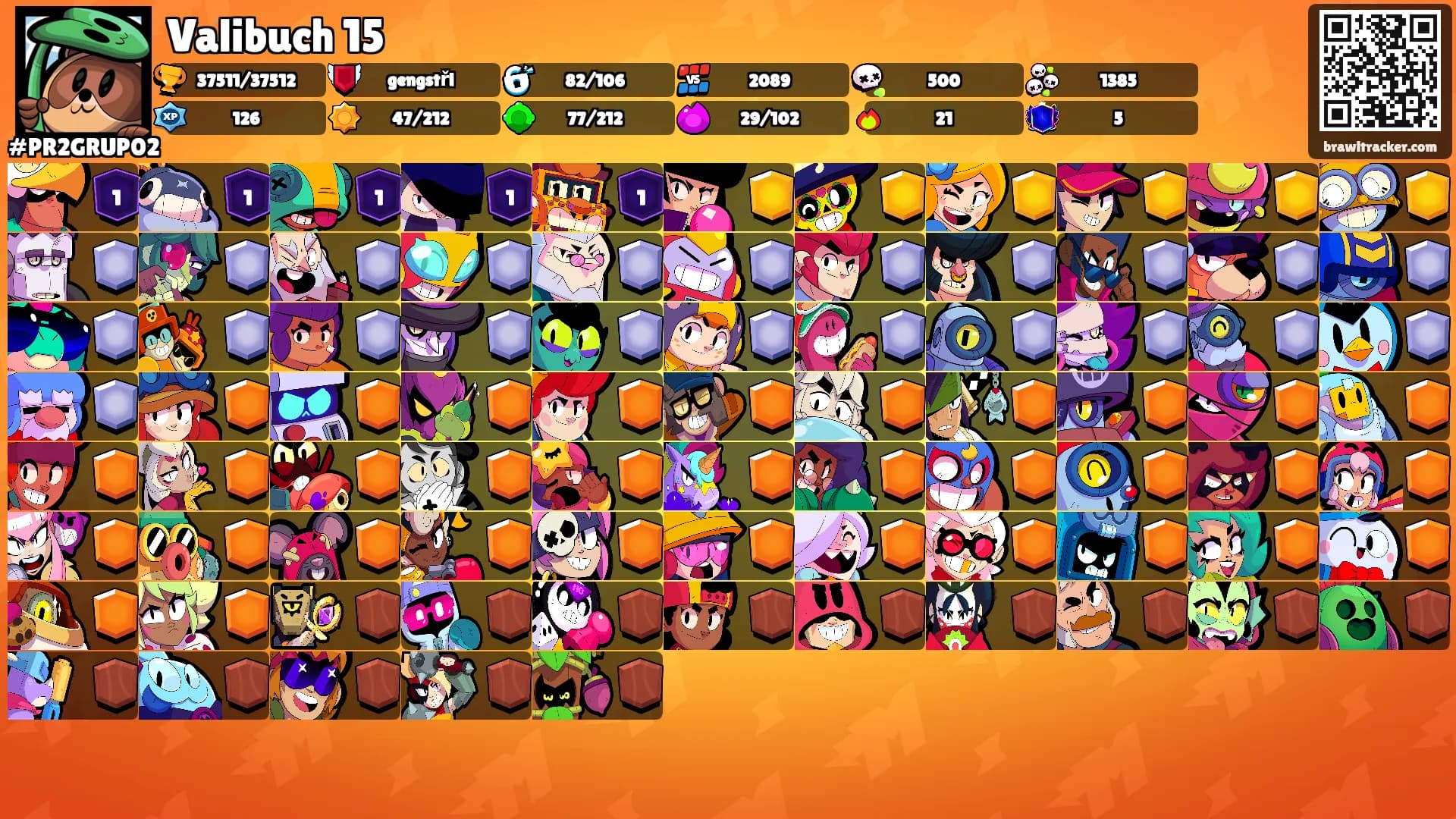 Valibuch 15's Ranks