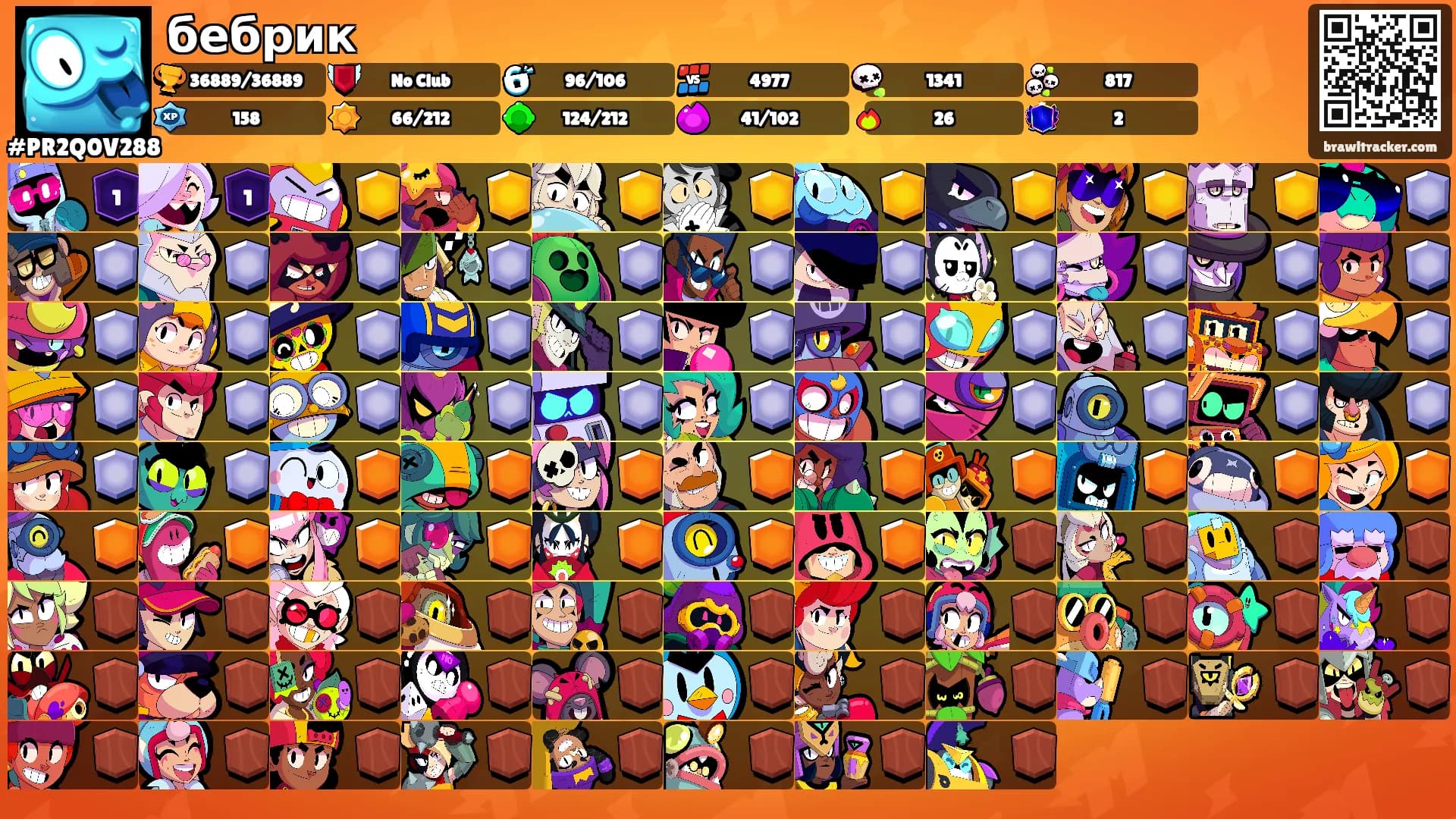 бебрик's Ranks
