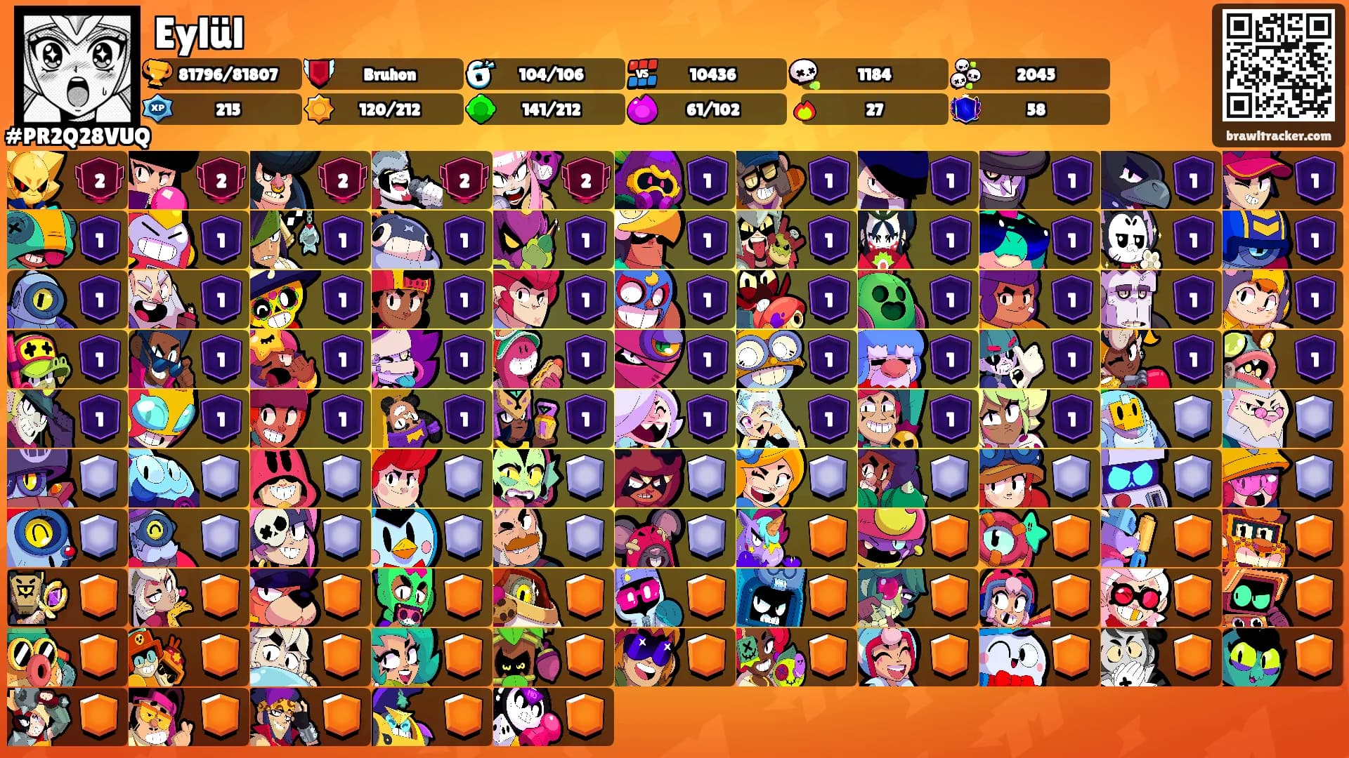 Eylül's Ranks