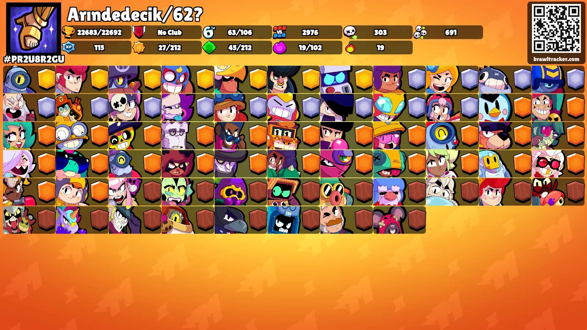 Arındedecik/62?'s Ranks