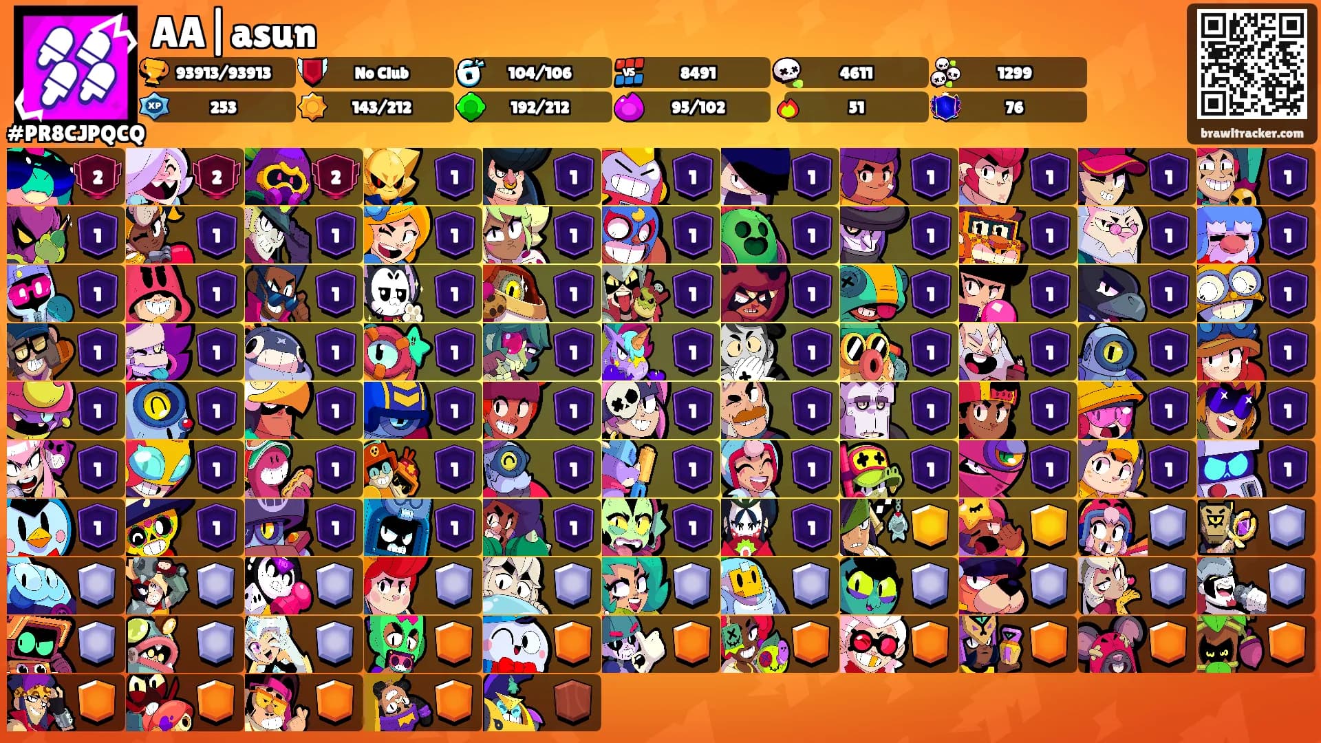 AA|asun's Ranks