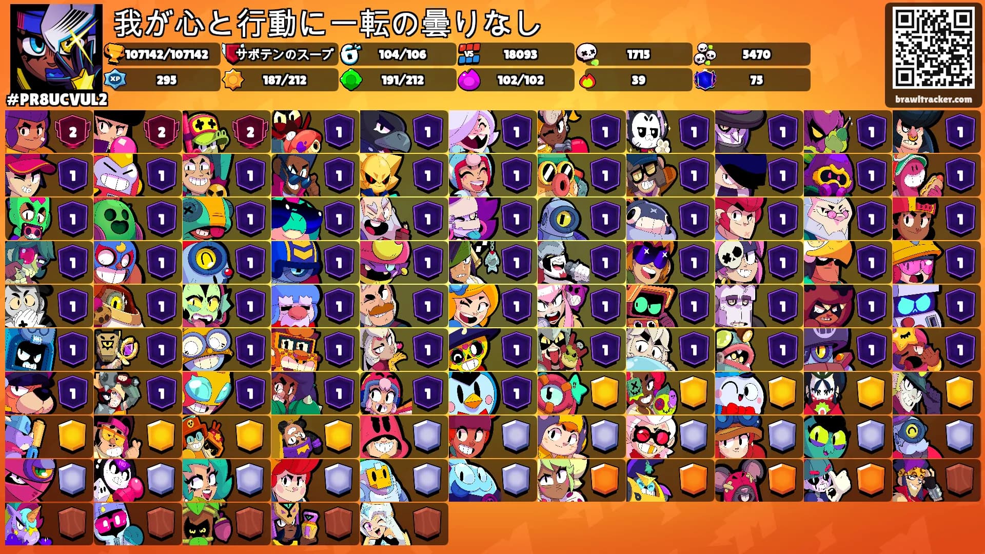 我が心と行動に一転の曇りなし's Ranks