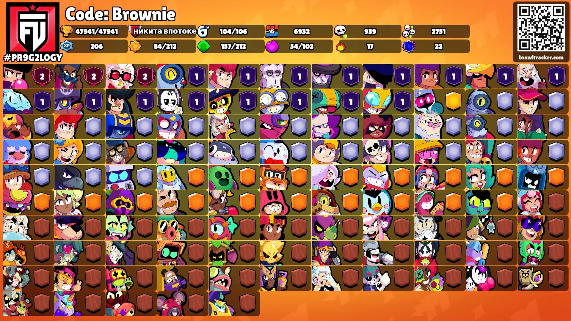 Code: Brownie's Ranks