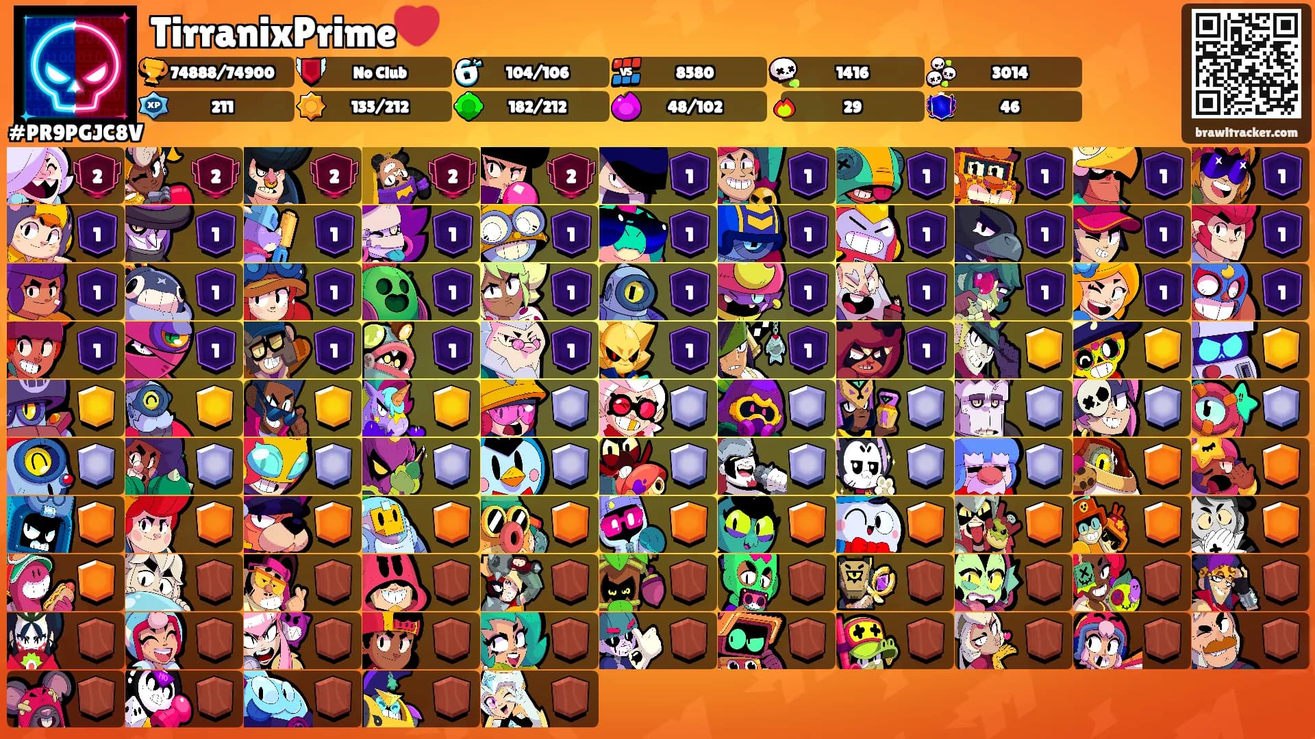 TirranixPrime❤️'s Ranks