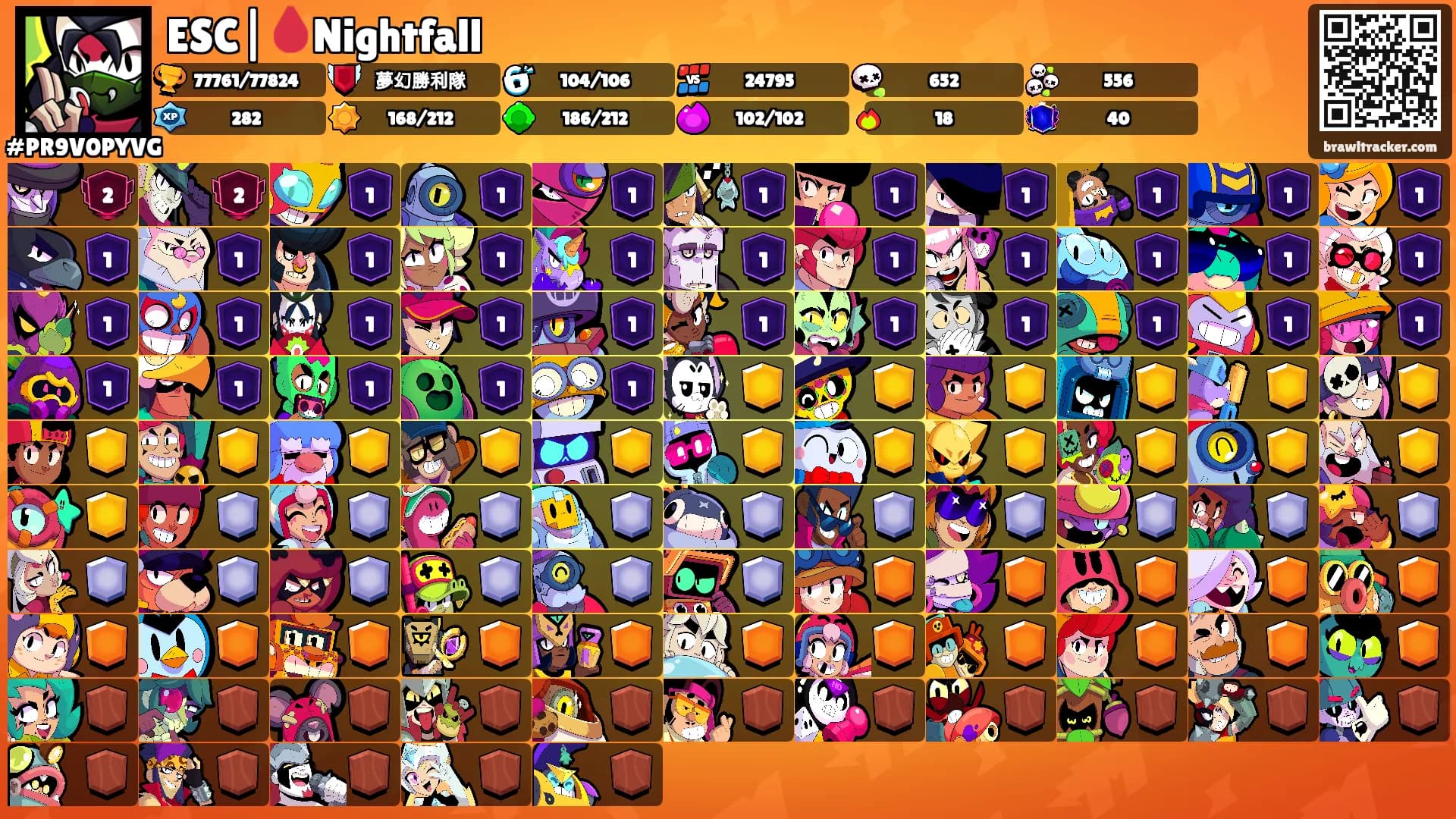 ESC|🩸Nightfall's Ranks