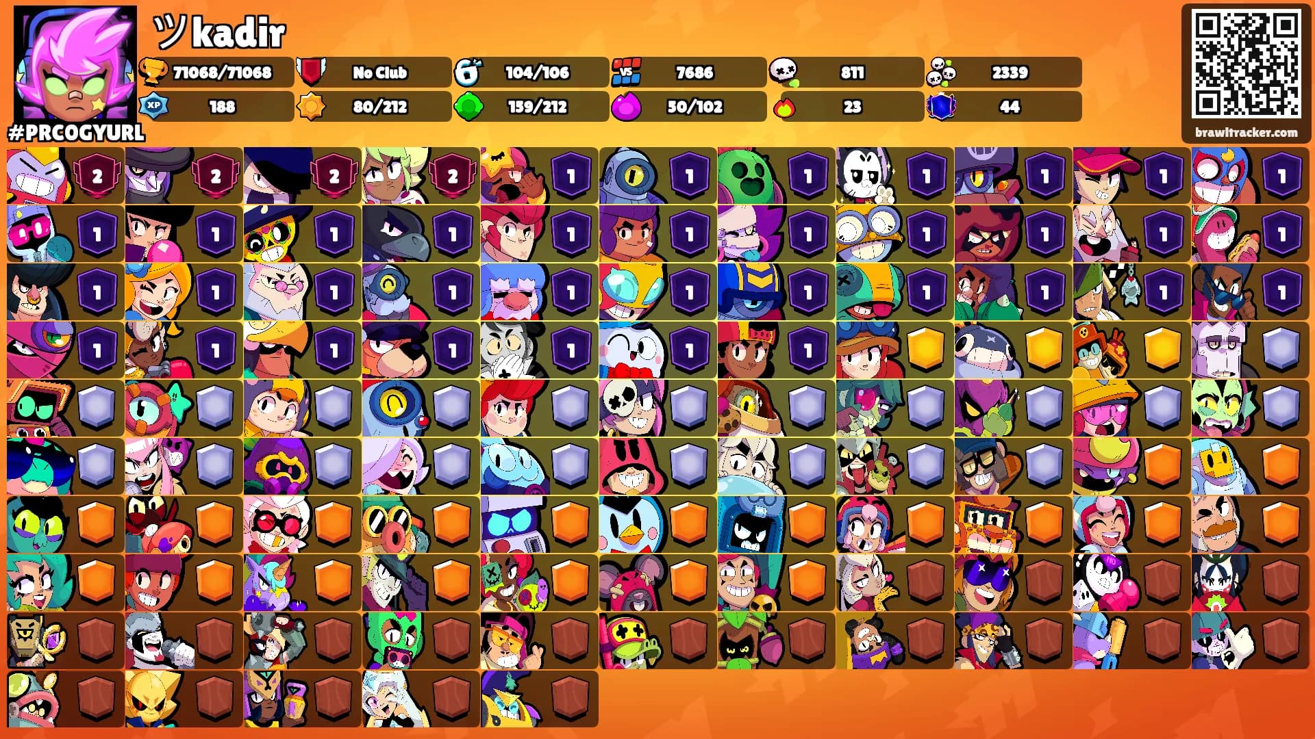 ツkadir's Ranks