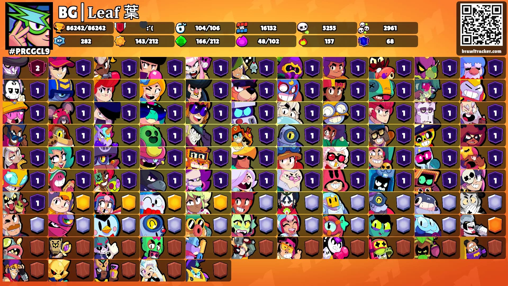 BG|𝐋𝐞𝐚𝐟 葉's Ranks
