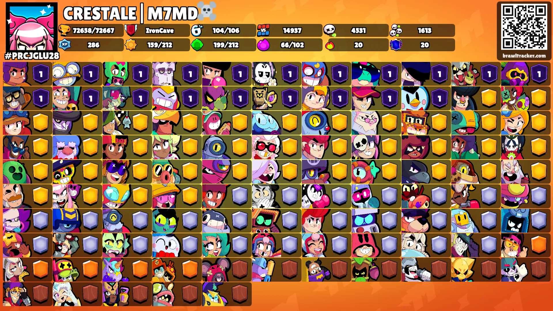 CRESTALE|M7MD☠️'s Ranks