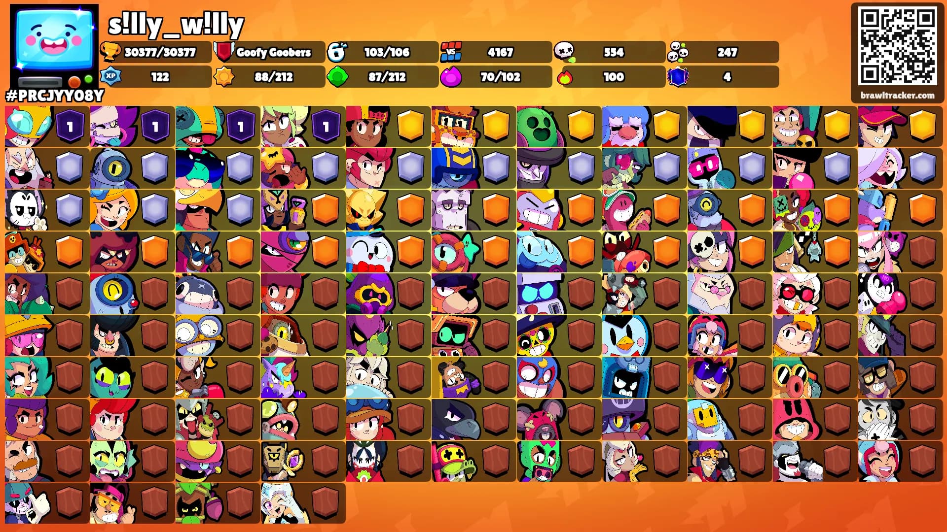 s!lly_w!lly's Ranks