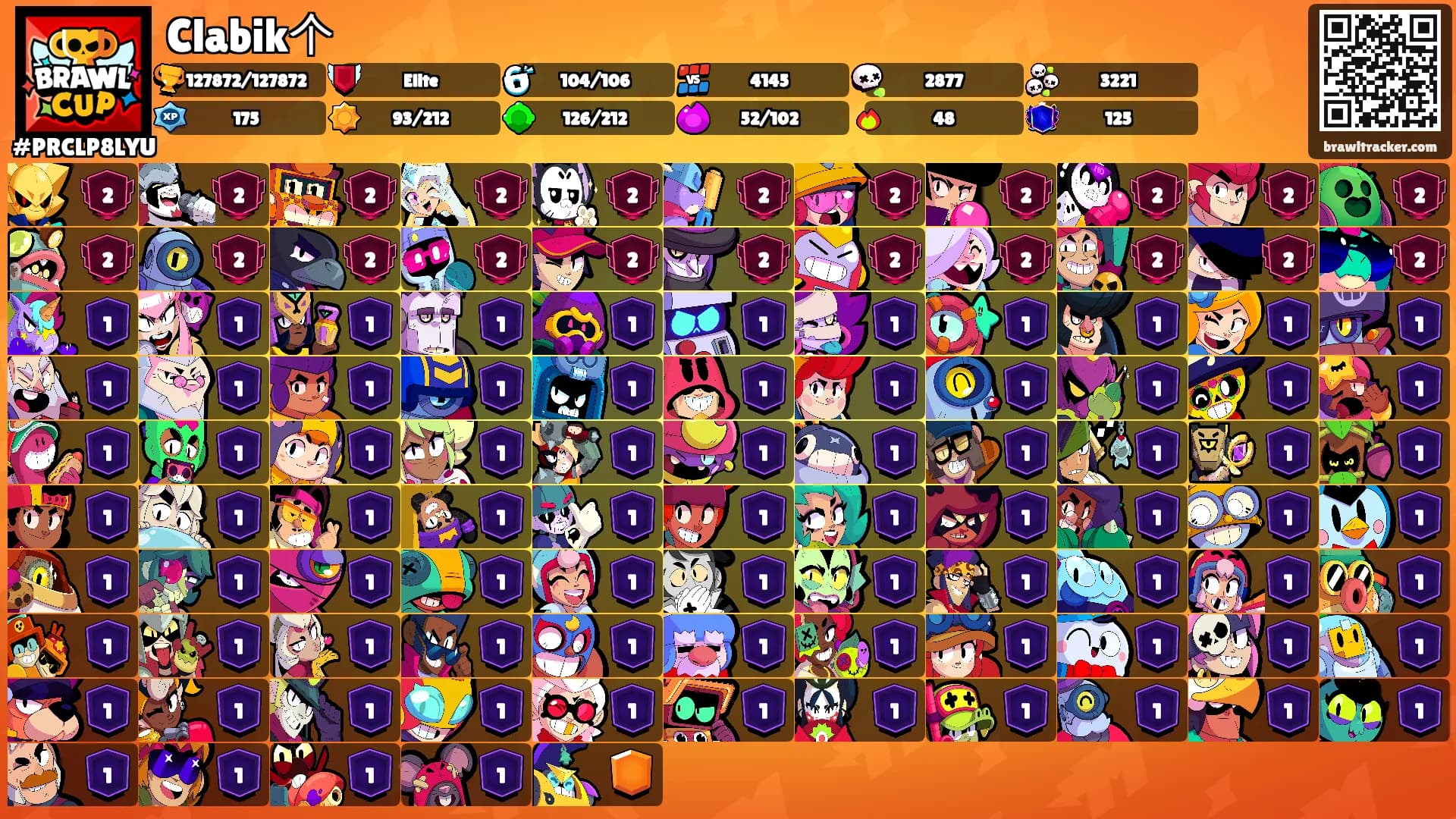 Clabik个's Ranks