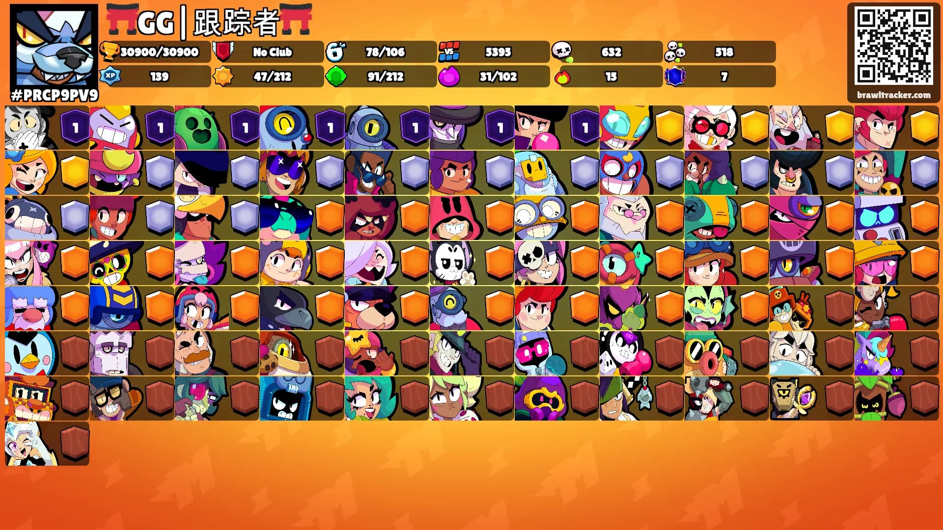 ⛩️GG|跟踪者⛩️'s Ranks