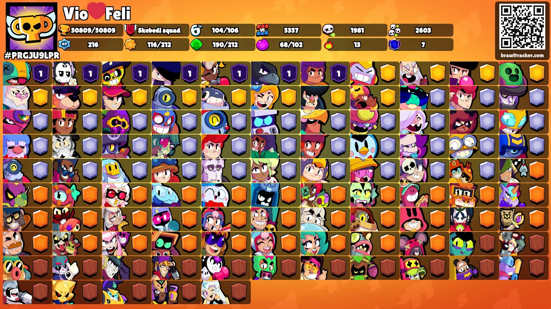 Vio❤️Feli's Ranks