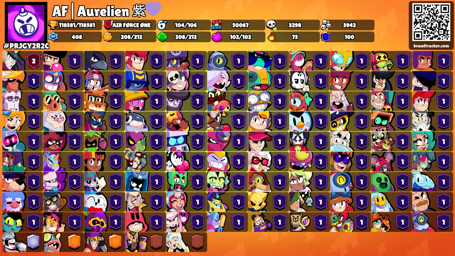 AF|Aurelien 紫💜's Ranks